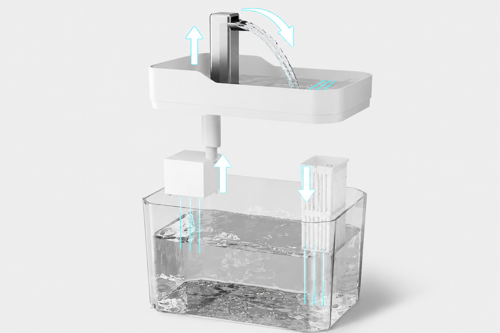 Fontaine à eau pour chat